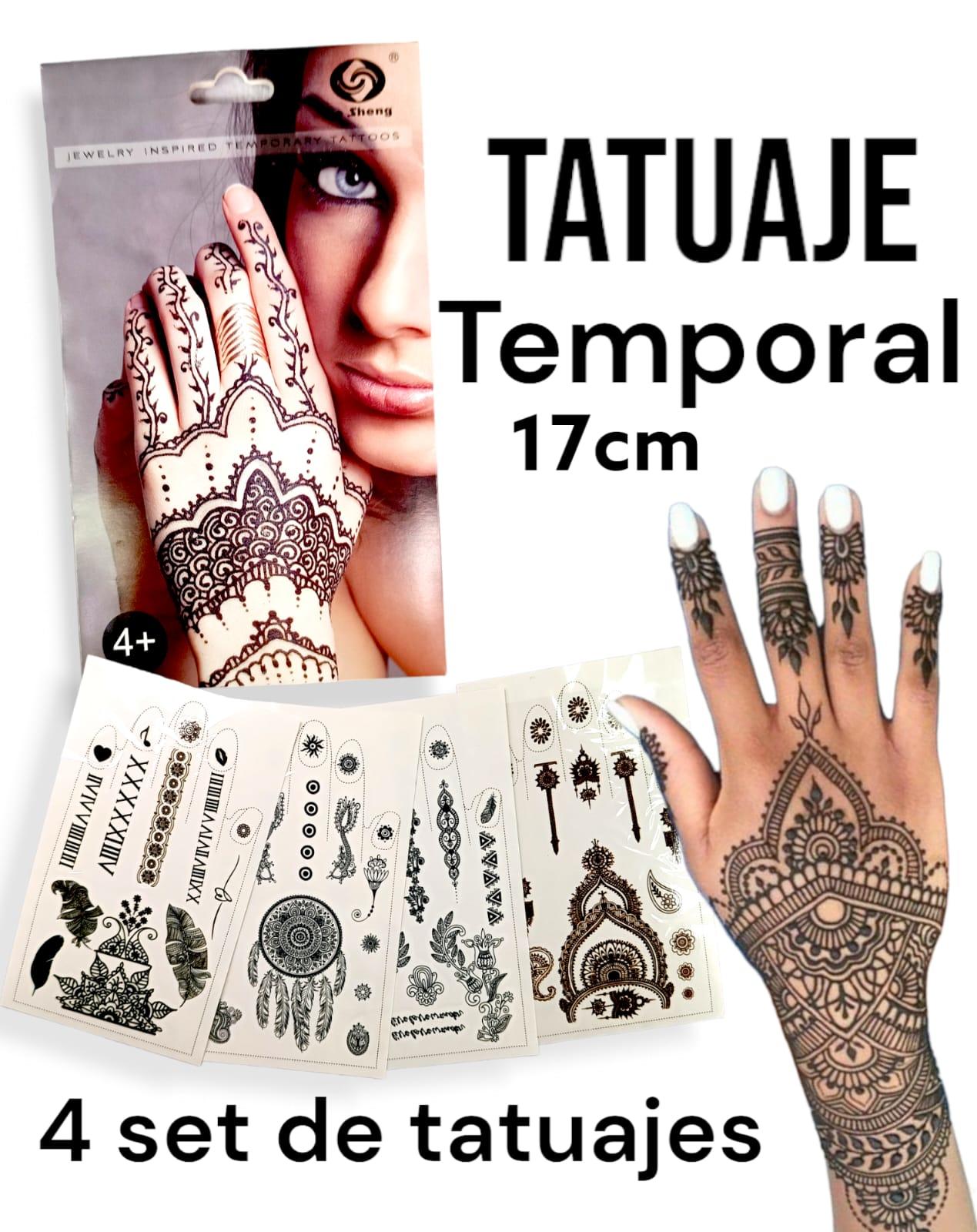 Tatuaje Temporal 17cm